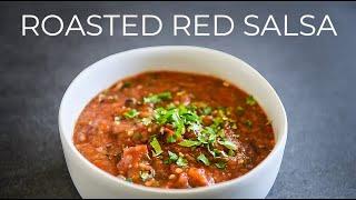 Roasted Red Salsa Recipe ***SUPER EASY!