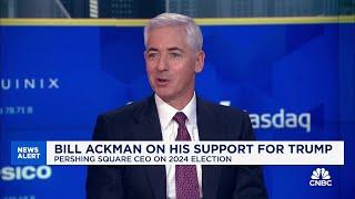 Bill Ackman: Trump is the only candidate that's talked about accelerating the growth of the country