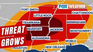 Strong Tornadoes Possible In South Next Week As Severe Weather Threat Grows