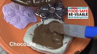 Food Safe ImPRESSive Mold Making Putty for chocolate molds, Jell-O, Isomalt molds