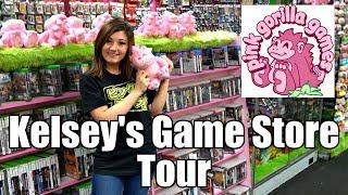 Tour of Kelsey's Pink Gorilla game store in Seattle!