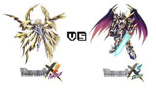 Lucemon X VS UlforceVeedramon X  (Digimon Vpet X2 VS Digimon Vpet X3)