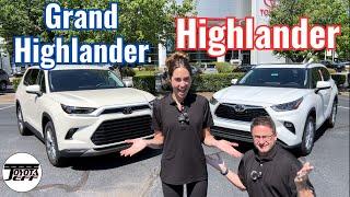 2024 Grand Highlander vs Highlander: Cargo & Passenger Space Demo!