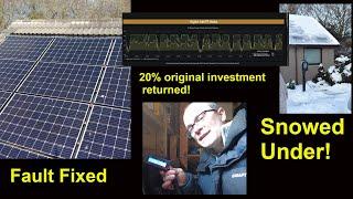 2022 Solar production review, faulty panel warranty, superior battery efficiency