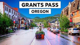 A Realistic Tour of Downtown Grants Pass Oregon (Driving Vlog)