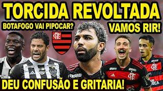 TORCIDA DO FLAMENGO REVOLTADA! DEU CONFUSÃO E GRITARIA! VAMOS RIR LÉO ORTIZ ZOOU O GONÇALVES NO FLA!