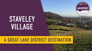 The village of Staveley in the Lake District