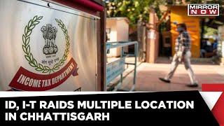 Income Tax, ED Searches Several Places In Chhattisgarh | Latest English News | Mirror Now