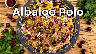 Albaloo Polo – Persian Saffron and Sour Cherry Rice