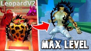 Noob to Max Level Using Mythical Leopard V2 Fruit in Fruit Battlegrounds.. (Roblox)