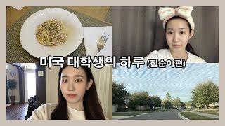 미국 대학생의 하루 - 집순이편 / (eng) one day vlog of college student
