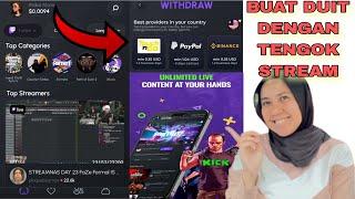 APLIKASI STREAM VIDEO YOUTUBE & TWITCH DAPAT TOUCH N GO eWALLET DAN USD PAYPAL  | APP GIVVY LEGIT