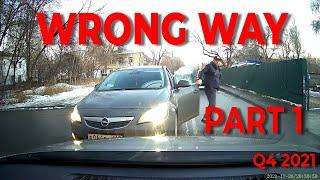 Wrong way compilation Q4 2021 Part 1 | Total Idiots on the Road #072