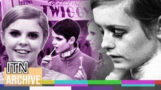 Twiggy in America | 1960s Documentary | Twiggymania Hits the United States (1967)