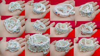 1500-10000 rs under silvar payaldesigns with weight and price ||new silverchain payal design