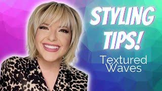 Synthetic Wigs Styling!  Adding Texture and Volume to Short Wigs