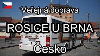 Rosice u Brna, Česko. Veřejná doprava