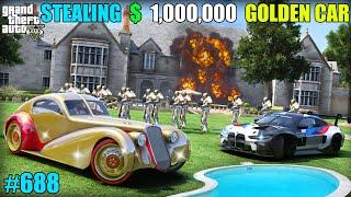 GTA 5 : STEALING GOLDEN CAR FOR MILITARY COLONEL | GTA 5 GAMEPLAY #688