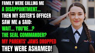 My Family Called Me a Failure Until My Sister's Officer Saluted Me and Said, "SEAL Commander."