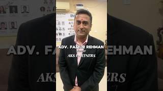 AKS PARTNERS ADVOCATE FAIZUR REHMAN ABOUT BHARATI VIDYAPEETH AT NEW DELHI & LAW PLACEMENT CELL