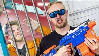 NERF Robot Prison Escape Challenge! [Ep. 2]