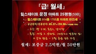 힐스테이트 운정 아파트 월세