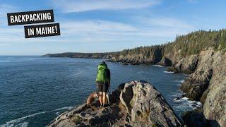 Backpacking along the Cutler Coast in Downeast MAINE!