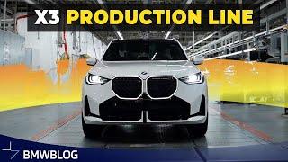 2025 BMW X3 Production Process - Factory line