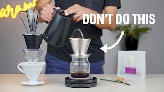 5 MUST-TRY TIPS To Perfect Your POUR OVER COFFEE Game!