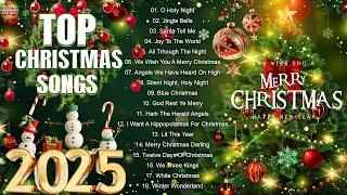 Top Christmas Songs Of All Time  Top 50 Christmas Songs with Lyrics Merry Christmas Songs Playlist