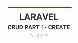 Easy Laravel Crud | Create Data