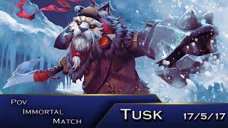 Tusk Off Lane Support POV Full Match -Intense Dota 2 Battle [ Watch and Learn ]