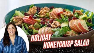 Autumn Harvest Honeycrisp Apple Salad Recipe | Holiday Apple Salad with Feta