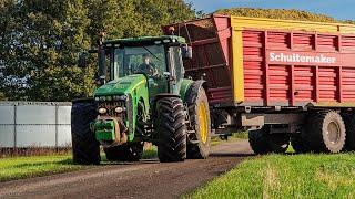 John Deere Sound, Mais hakselen 2021 / Loonbedrijf Vroege / John Deere 8800i + 8R + 7R + 7920