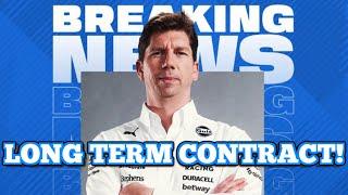 BREAKING NEWS: JAMES VOWLES SIGNS LONG TERM WILLIAMS CONTRACT!