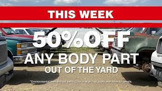 Body Parts Sale at iPull-uPull Auto Parts!