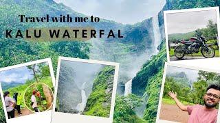 Kalu waterfall The best adventure-Highest waterfall in malshej ghat, Monsoon Trek in Maharashtra ️