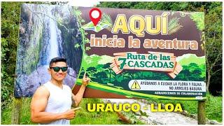 ️Ruta de las SIETE CASCADAS // Aguas Termales URAUCO - LLOA [ECUADOR] 2024