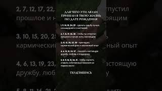 Для чего эти люди пришли в твою жизнь по дате рождения #нумерология #2025