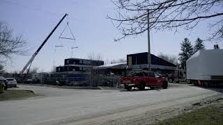 Durham Region Modular Supportive Housing Craning