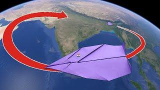 WE FLEW THE PAPER PLANE INCREDIBLY HIGH | BOOMERANG PAPER PLANE | Hacks Of Paper