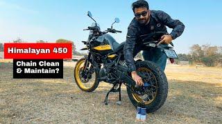 2024 Himalayan 450 - Motorcycle Chain Maintenance