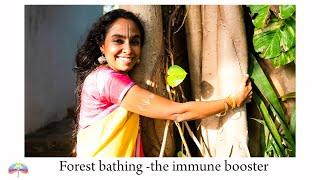 Dr Aruna Viswanathan    Forest Bathing- the immune booster and mood elevator.Phytoncides are healing