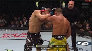 EVERY STRIKE LANDED! Gilbert Burns vs Khamzat Chimaev