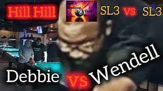 Sometimes things just go your way | (SL3) Debbie vs (SL3) Wendell | APA 8ball Match.