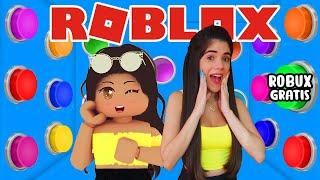 100 BOTONES misteriosos de ROBLOX (GANÉ MUCHOS ROBUX) | Ani Cat