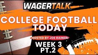 College Football Week 3 Picks and Predictions | West Virginia vs Pitt | College Football Today 9/13