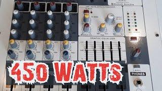 4 channel Powered Mixer | 200x200 watts Introduction | Mux Sound