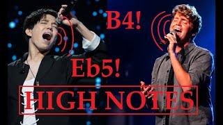 THE POWER OF MALE SINGERS! - LOUD HIGH NOTES