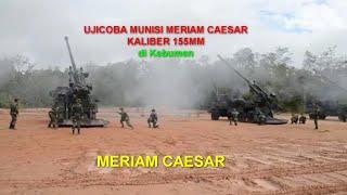 Uji coba munisi kaliber 155 mm Meriam Caesar Di Kebumen